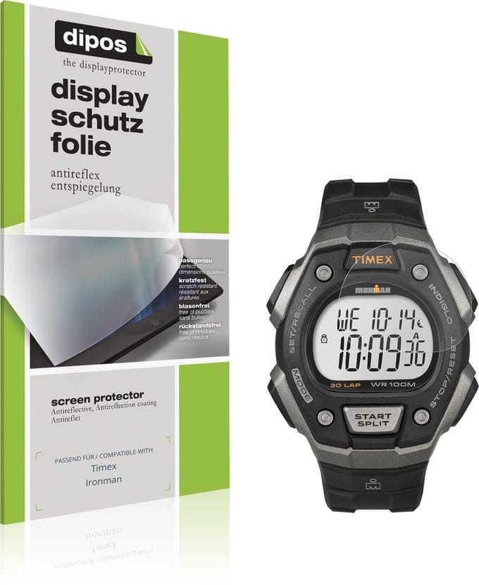 dipos – 6x Matte Beschermfolie geschikt voor Timex Ironman | Krasbestendige & antireflecterende Screenprotector Ultra-Thin