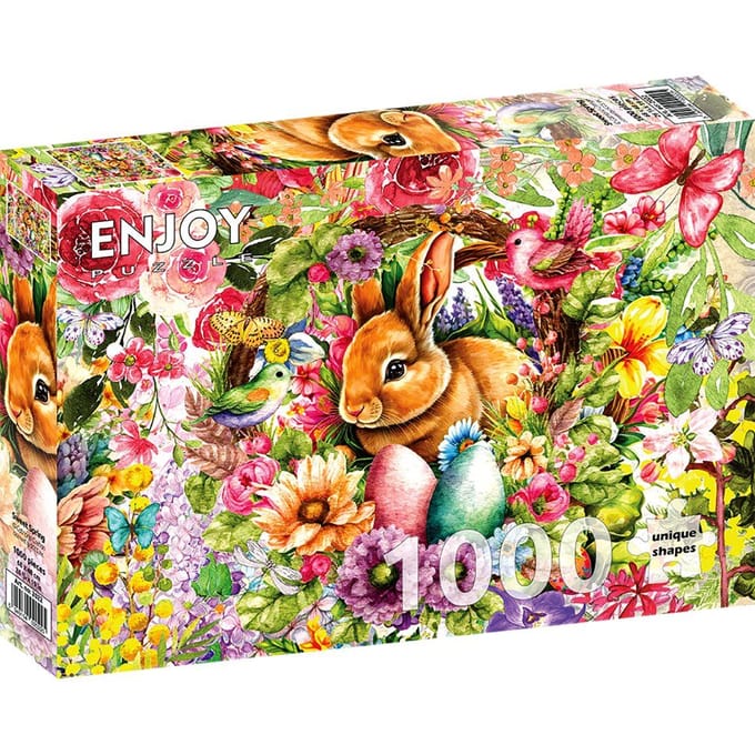 Enjoy Puzzle legpuzzel Sweet Spring - 1000 stukjes kleurrijk voorjaar.