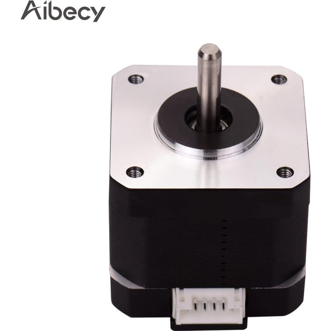Aibecy 3D Printer Onderdelen 42-40 Stappenmotor 2 Fase 1.8 Graden Staphoek zwart