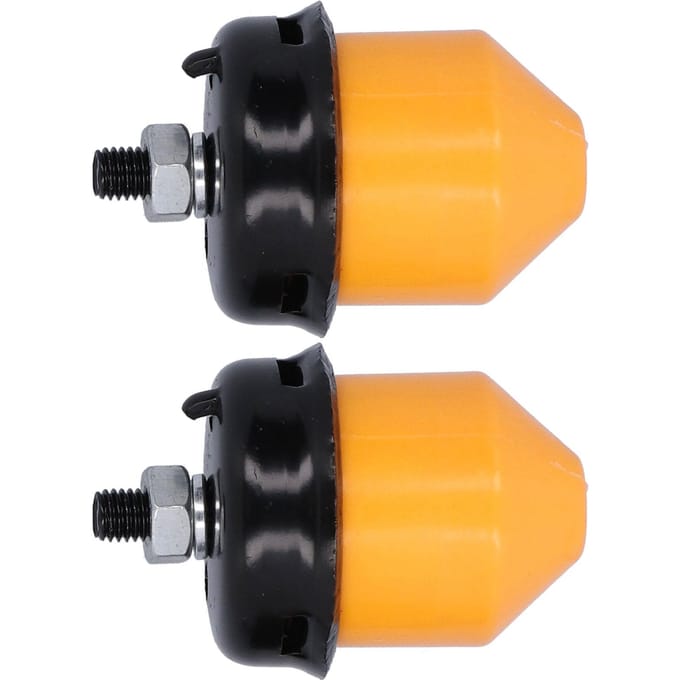 2 stuks Onderste Draagarm Buffer 15956547 Vervanging voor Chevrolet Blazer 4WD 1995‑2005 orange