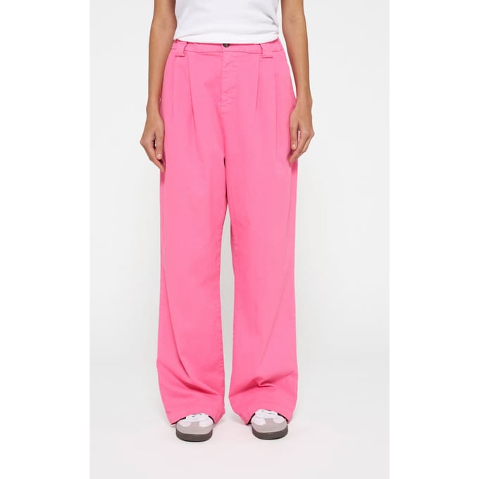 10DAYS The Power Pants Bright Pink Größe: S | Stoffhosen Outlet | Damen | Rosa