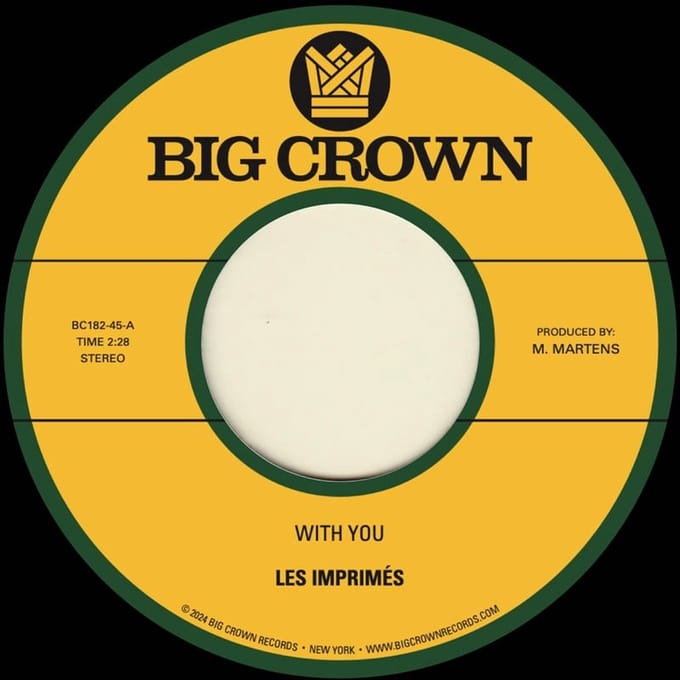 Les Imprimes - With You (7" Single)