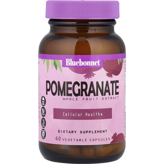 Bluebonnet Nutrition, Super Fruit, Granaatappel Hele Vrucht Extract, 60 Plantaardige Capsules