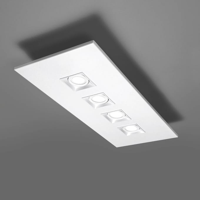Milan Iluminación Milan Polifemo plafondlamp 4-lamps wit