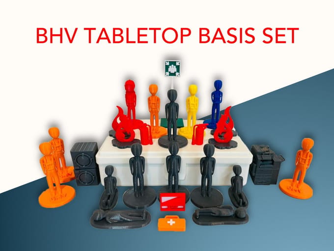 BHV Tabletop Basisset - Oefenset voor BHV training, ontruiming en calamiteitenoefeningen