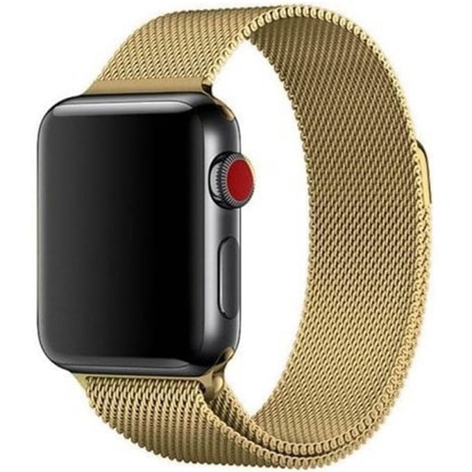 WiWu Milanese band voor de Apple Watch | 44/45/46/49 mm - Goud