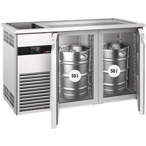 GGM Gastro Biertheke PREMIUM - 1550x700mm - 2 Türen