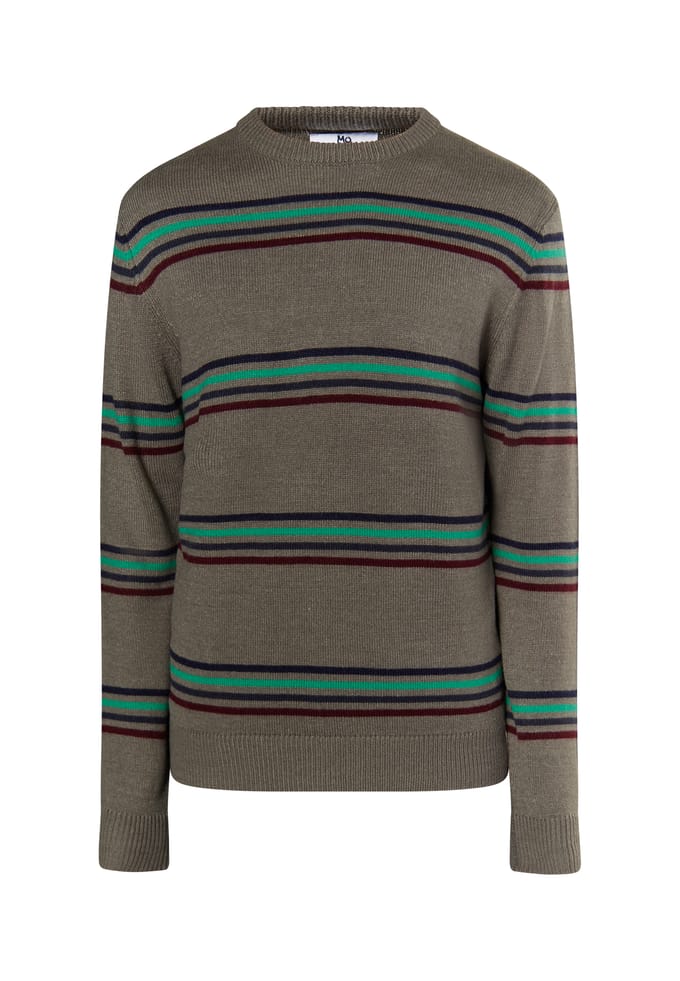 Mo Jumper Heren licht grijs melange