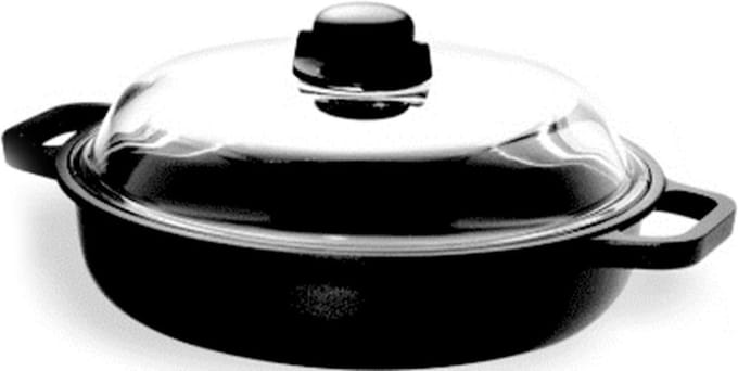 Kookpan met deksel - Inductie pan - Lekker koken - Ovenbestendig - 24 cm - Antraciet