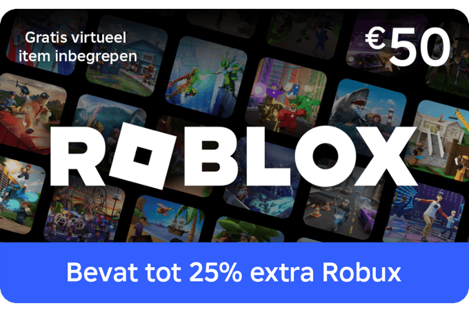 Roblox Kaart 50 euro | Robux Kopen | Roblox Kaart