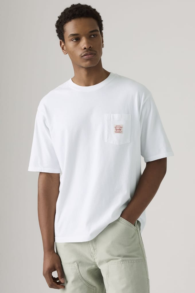 Levi's Workwear Tee Size: L | Basic T-Shirts Outlet | Heren | Wit