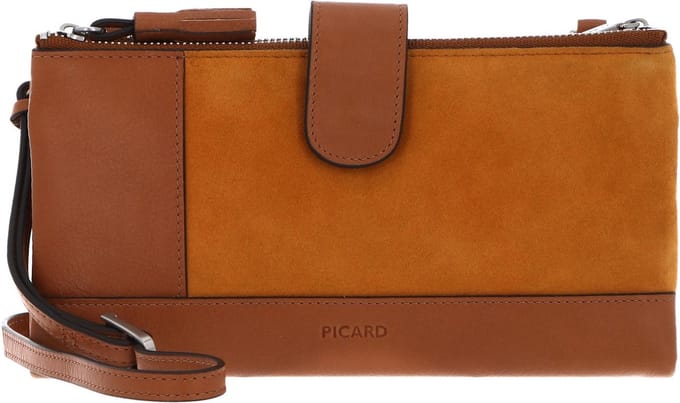 PICARD Schoudertas Safari 1 Shoulder Bag Fudge-Komb Mosterdgeel
