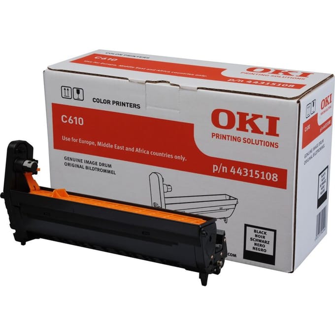 OKI Drum Zwart for C610 20000 pages - Drum kit Zwart