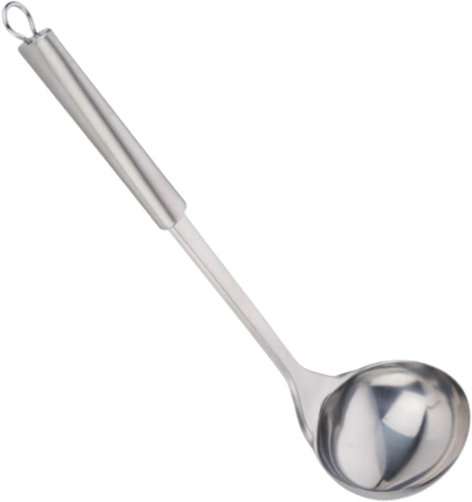 Soep/saus opscheplepel - zilver - RVS - 31 cm - Keukengerei - soeplepel