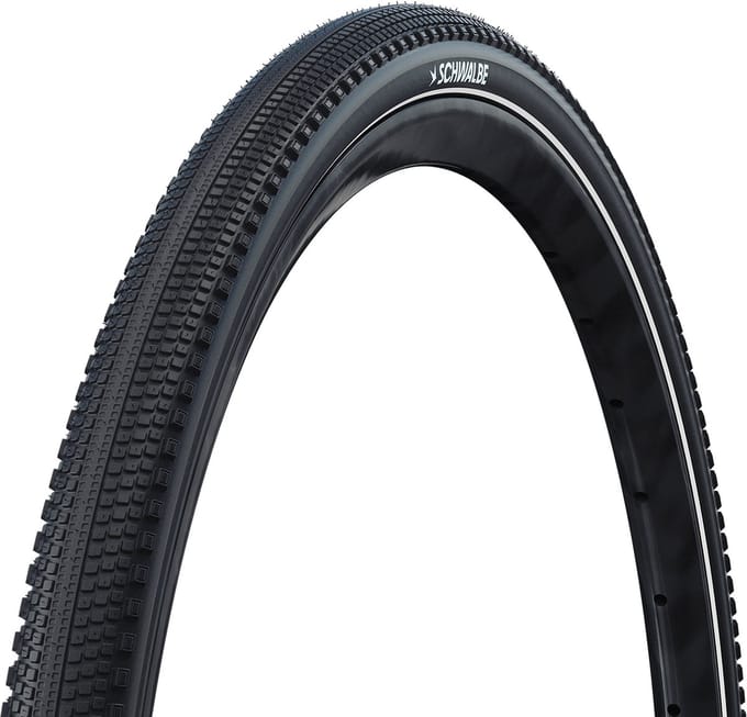 G-One Comp Plus - Wired - Green Compound - Puncture Guard - 700x35C - Black + Reflex