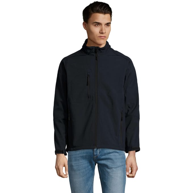 SOLS Heren Relax Soft Shell Jas (Afgrond blauw)