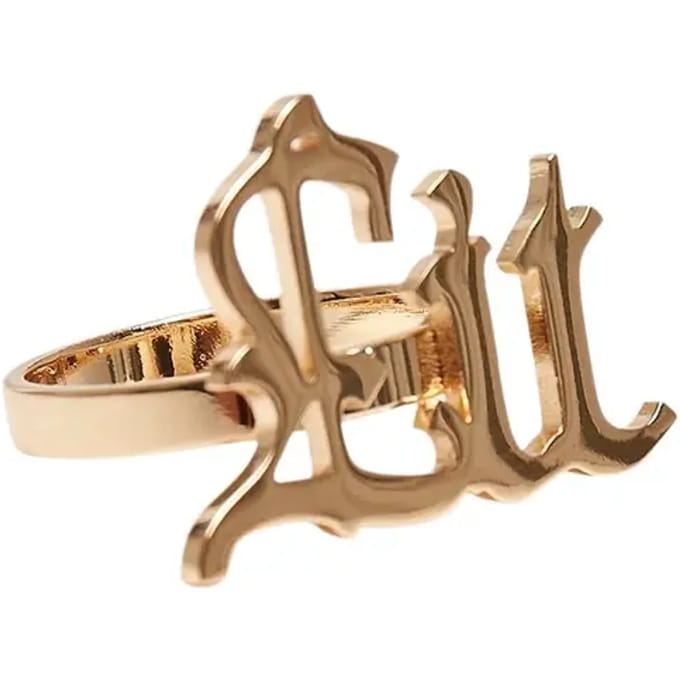 Mister Tee - Lit Chunky Ring - Goudkleurig
