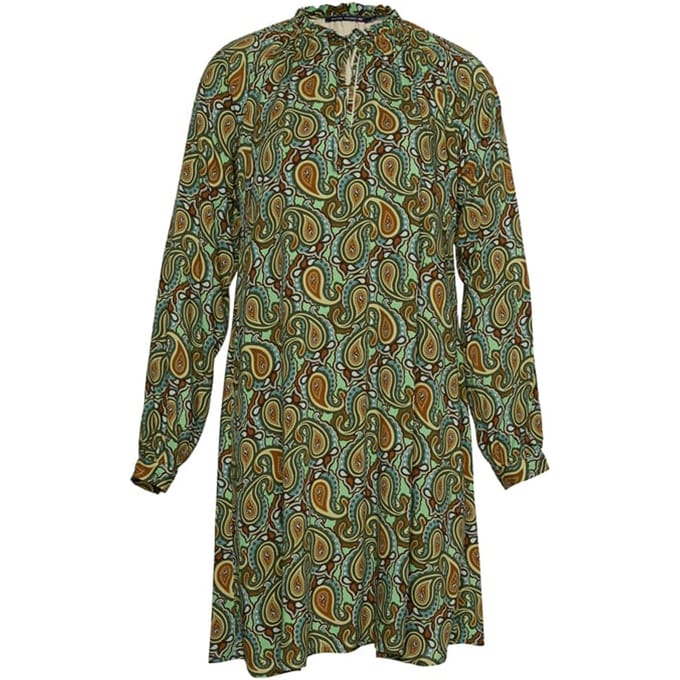 River Woods Ruffled Collar Ls Dress Multi Taglia: 34 | Abiti Mini Outlet | Donna