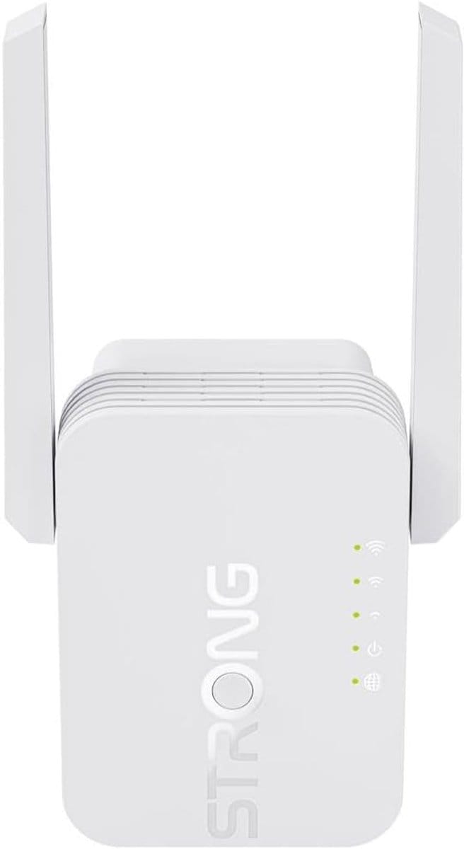 Wifi Versterker - Netwerk Uitbreider - Sterker Wifi Signaal - Snelle Installatie - Compact Formaat - Wit
