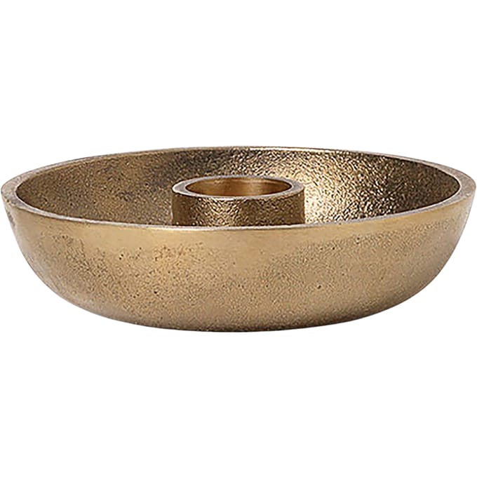 Ferm Living Bowl Single Kandelaar - messing