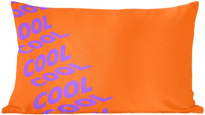 Sierkussens - Kussentjes Woonkamer - 50x30 cm - Cool - Paars - Oranje