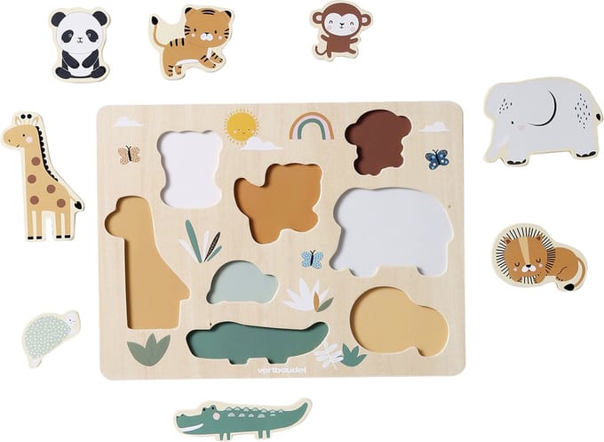 Vertbaudet Chunky puzzel Jungle van FSC 100%®-hout