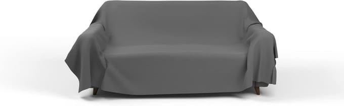 Bed Linen Sprei Max Color, effen, donkergrijs, 170 x 300 cm
