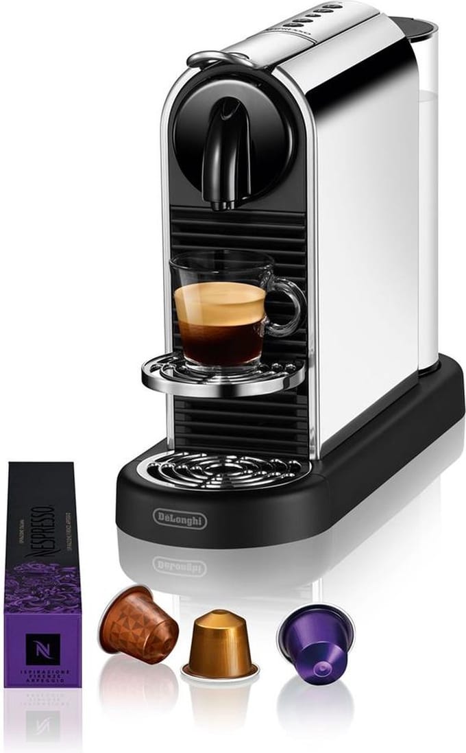 De'Longhi Nespresso CitiZ Platinum EN220.M - Koffiecupmachine - Stainless Steel