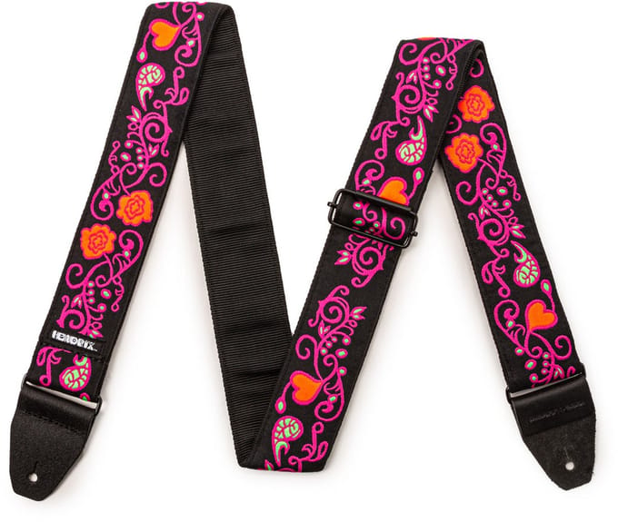 Dunlop JH22 Jimi Hendrix Blacklight Monterey Pink - Gitaarband