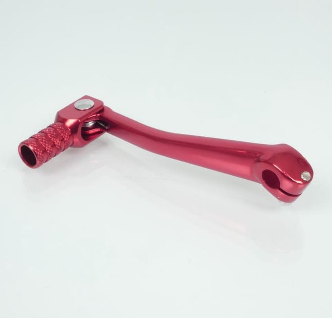 one speed selector voor motorfiets mbk 50 xlimit vouwen / rood geanodiseerd nieuw