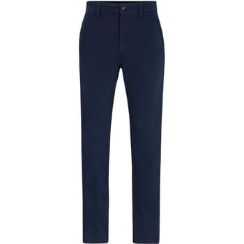 BOSS Satin Chino Donkerblauw (navy) - Maat W 34 - L 32 - Heren