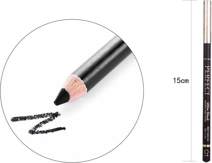 Wynie - PERFECT Oogpotlood - Zwart/Ultra Black - Nummer 01 - 1 stuks