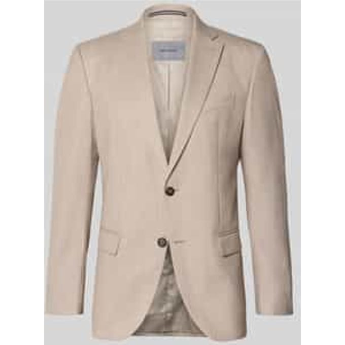 slim fit 2-knoops colbert van scheerwolmix model 'Grant'