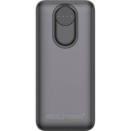 RealPower Powerbank 20.000 mAh Quick Charge, USB PD Zwart