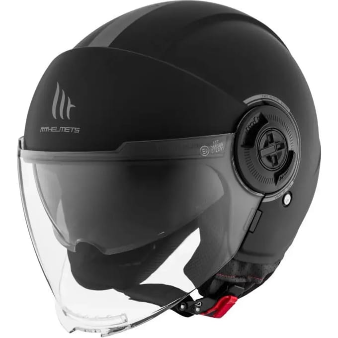 Jethelm met dubbel scherm MT Helmets Viale SV