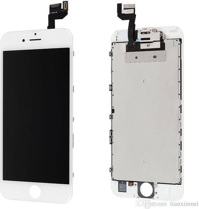 LCD compleet scherm voor reparatie wit / white voor iPhone 6S