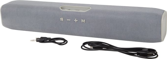 ROSELAND subwoofer RS-110 - 20 watt - Oplaadbaar - Bluetooth - Grijs