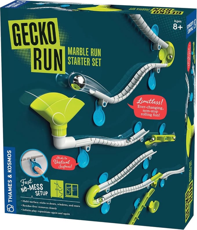 Gecko Run Starter Set - Flexibele Knikkerbaan voor Creatief Bouwen