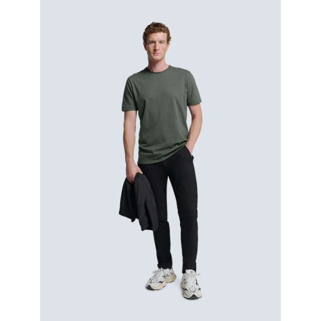 No Excess T-shirt crewneck slub dark steel