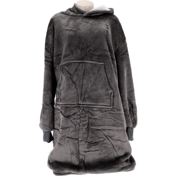 Overige Merken Hoodie Plaid Sherry 70X110 Cm Charcoal Grey
