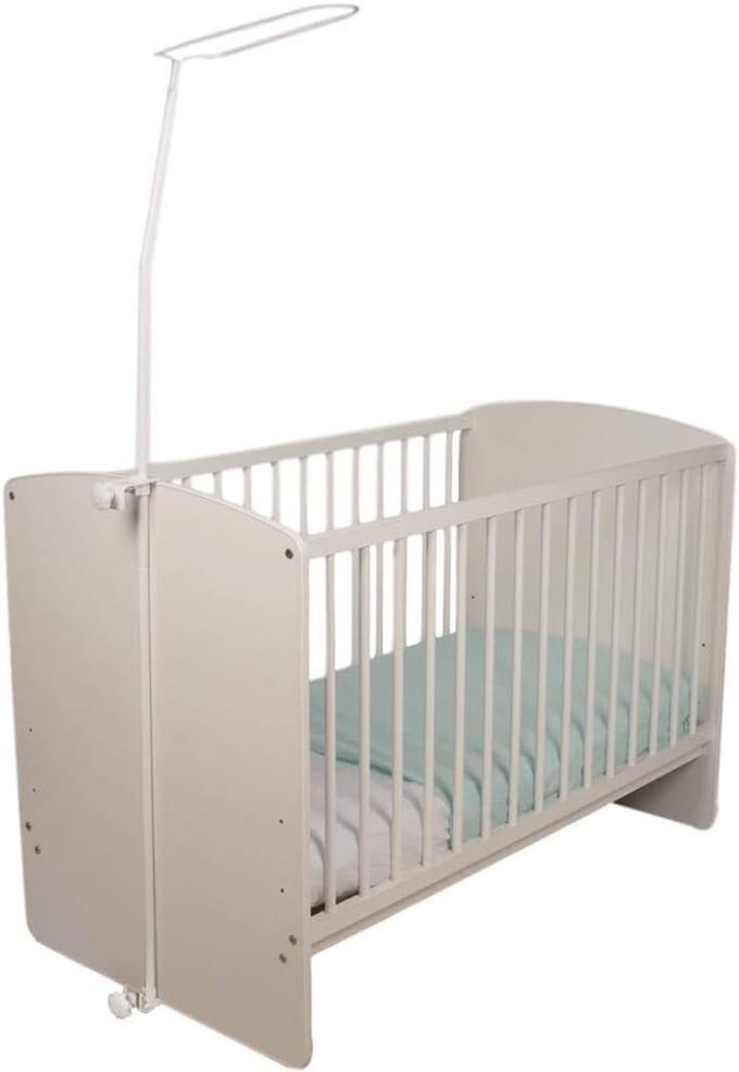 SNJY® Piekstok - Piekstok Klamboe - Sluierstang - 140 cm - Wit