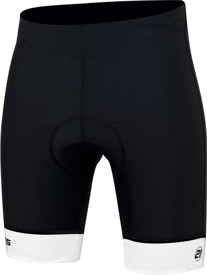 Fietsbroek dames zonder bretels K Lucky wit-L