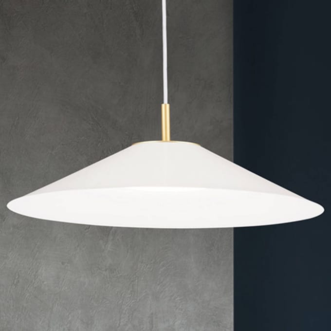 ORION LED hanglamp Gourmet, kap wit