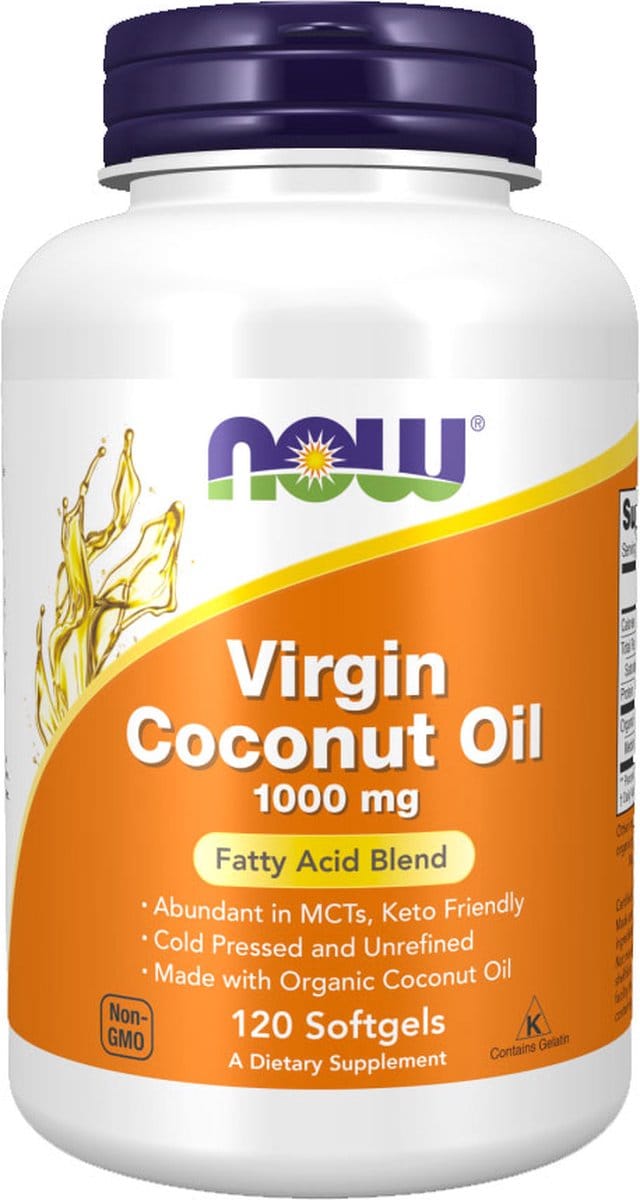 Coconut Oil Organic 1000mg - 120 softgels