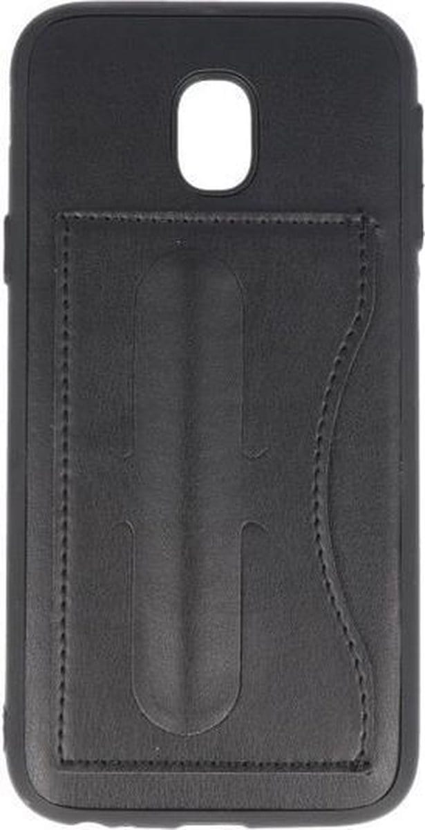 BestCases.nl Samsung Galaxy J3 2017 Stand TPU back case hoesje Zwart