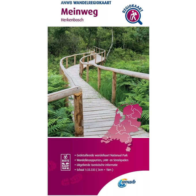 ANWB Wandelkaart Meinweg
