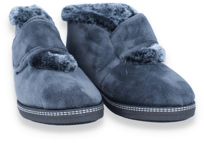 Mode-mania Dames Pantoffel | Grijs | Maat: 41