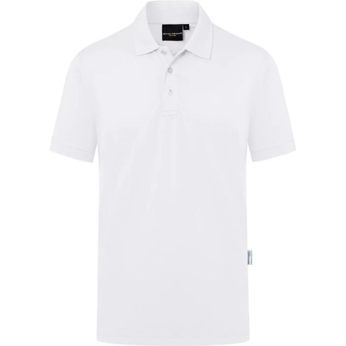Karlowsky Heren Modern-Flair Werkpoloshirt (Wit)