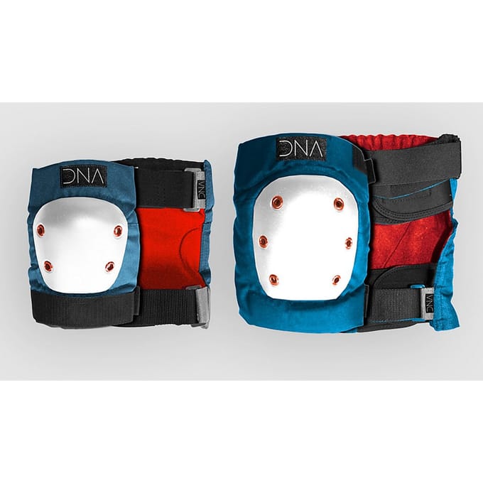DNA Blue Knee & Elleboog Beschermers Set patroon