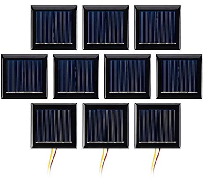 10 Stuks 2V 130mA Micro Zonnepanelen voor DIY Projecten